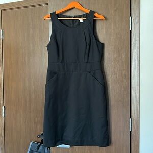 Black J. Crew Factory Emmaleigh Sheath Dress - size 12 - has pockets